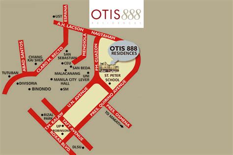Robinsons Otis Map .
